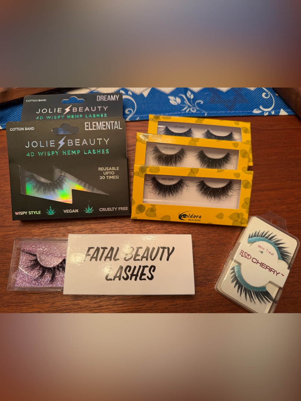 Pretty Lashes from Jolie, Fatal beauty etc